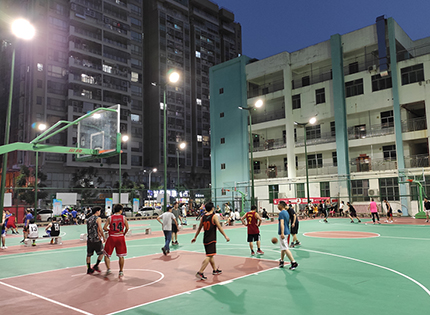深圳室外篮球场照明项目