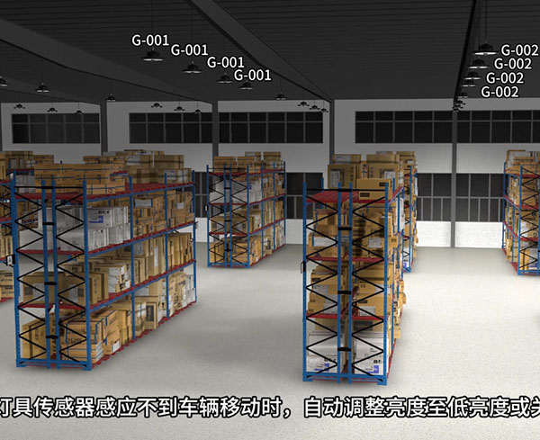 仓库智能照明应用